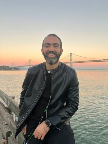 Dr. Moustafa Awad in San Francisco following TechCrunch 2025.